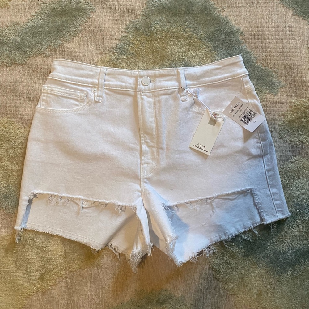 Good American white denim